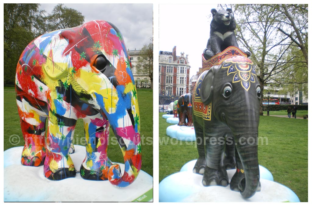 The Elephant Parade in London « Pie and Biscuits