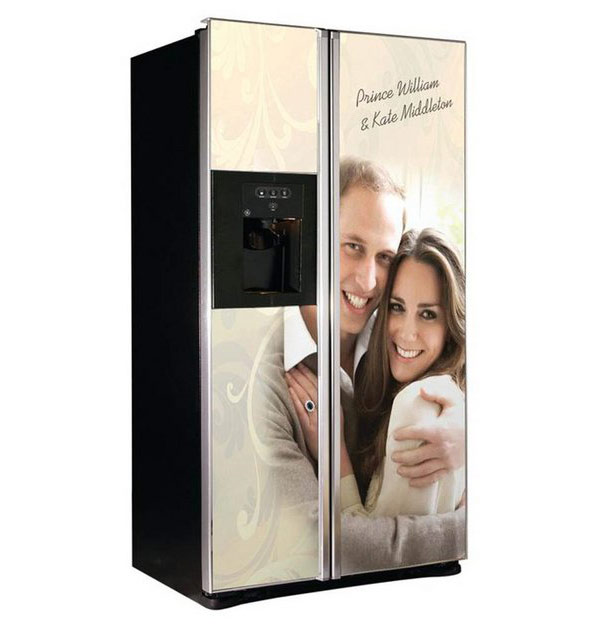 royal wedding ge fridge. royal wedding refrigerator
